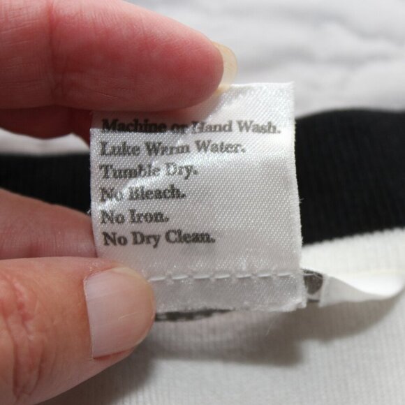 Misook Womens Open Cardigan sweater black white pink Size XL office classic - Picture 5 of 7